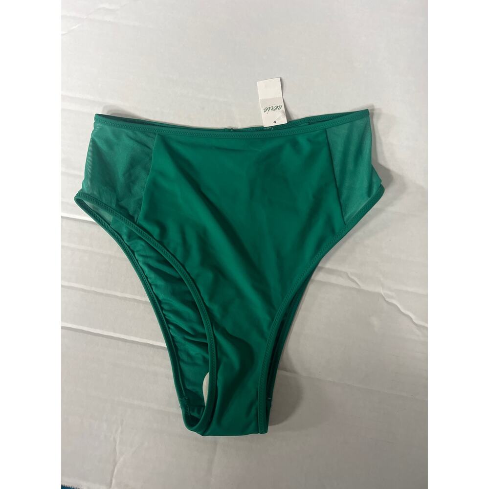 Aerie Green High Cut Cheeky Bottom